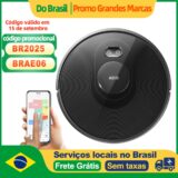 Robô aspirador de pó ABIR X8, navegação a laser lidar,